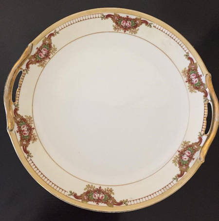 N1196 Handled Cake Plate