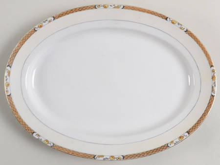 N1197 12" Oval Serving Platter