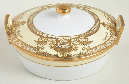 Fleurdor Butter Tub & Lid w/Strainer