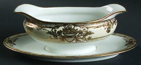 Fleurdor Gravy Boat with Attached Underplate