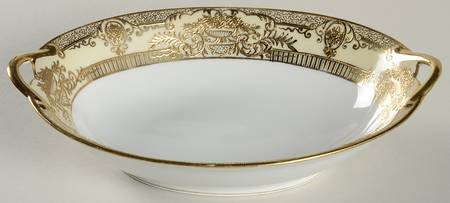 Fleurdor 9" Oval Vegetable Bowl