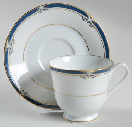 Evening Magic Footed Cup & Saucer Set