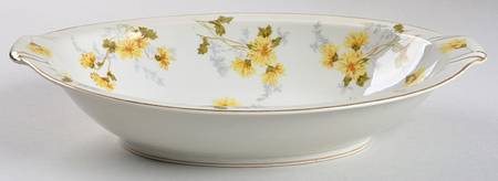Mountain Yellow 11" Oval Vegetable Bowl