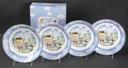 Remember When 8" Soup/Pasta Bowls - Set of 4