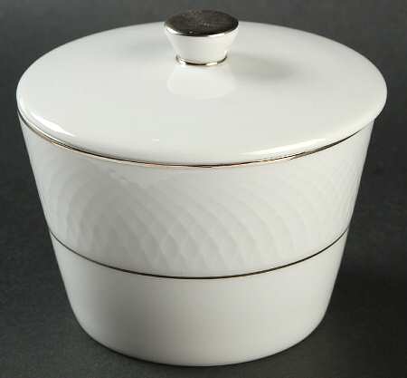 Orbit Platinum Sugar Bowl & Lid
