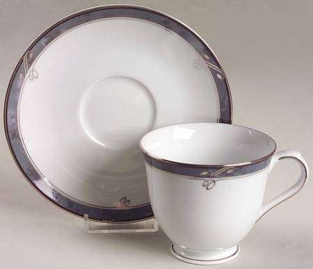 Footed Cup & Saucer Set