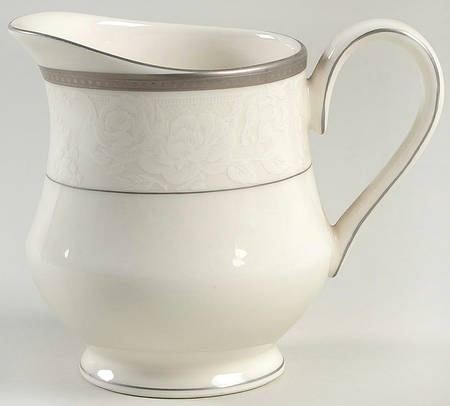 Vintage Lace Platinum Creamer