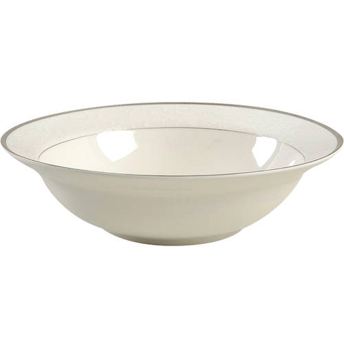 Vintage Lace Platinum 9" Round Vegetable Bowl