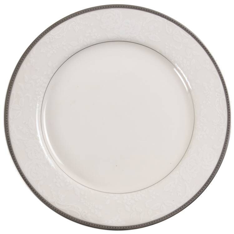 Vintage Lace Platinum Salad/Dessert Plate