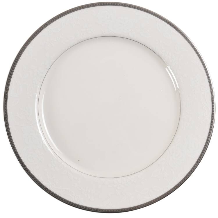 Vintage Lace Platinum Dinner Plate
