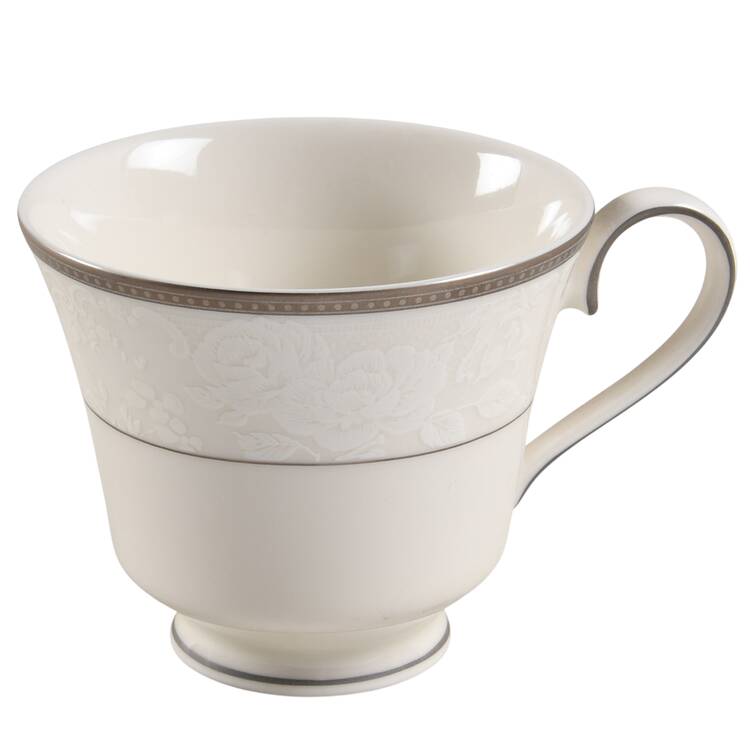 Vintage Lace Platinum Footed Cup