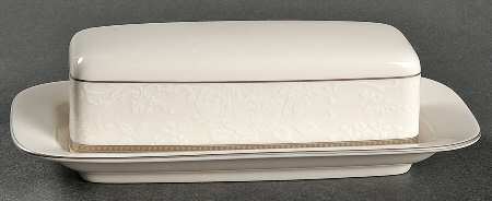 Vintage Lace Platinum 1/4 Lb Covered Butter