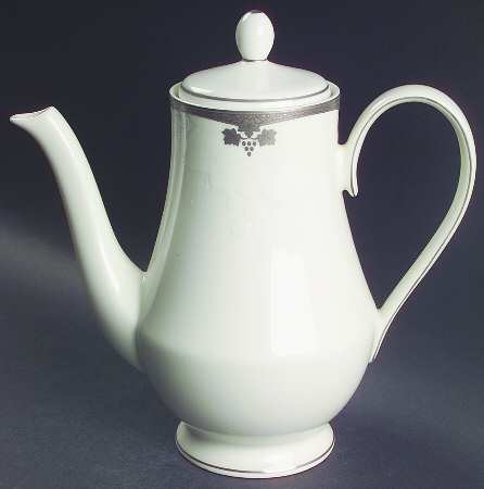 Platinum Ambrosia Coffee Pot & Lid