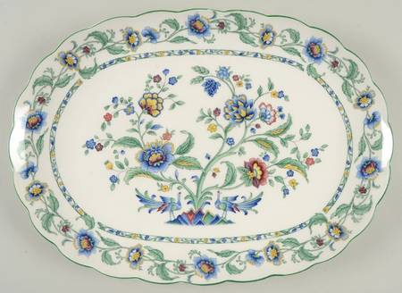 Oriental Garden 13" Oval Serving Platter
