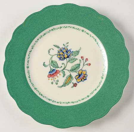Emerald Garden Salad/Dessert Plate