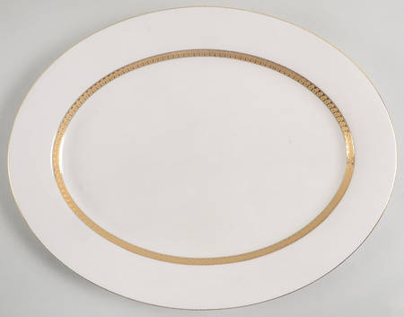 Inca Gold 14" Oval Serving Platter by Nikko