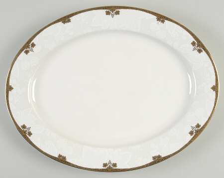Ambrosia 14" Oval Serving Platter