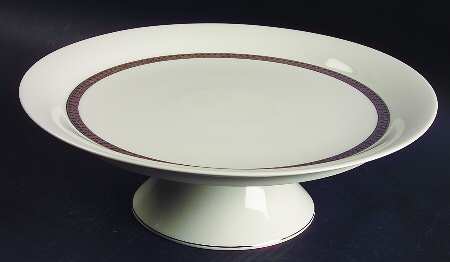 Inca Platinum 11" Diameter Pedestal Cake Stand