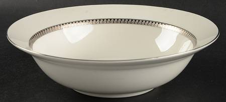 Inca Platinum 9" Round Vegetable Bowl