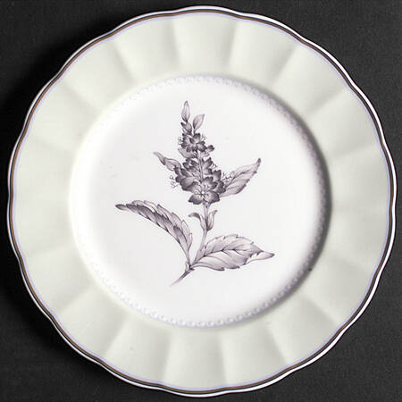 Herb Garden Accent Salad Plate