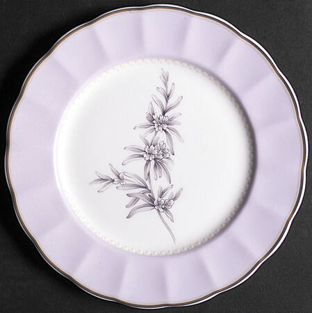 Herb Garden Accent Salad Plate