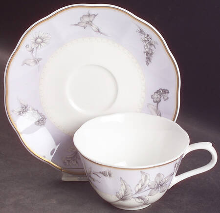 Herb Garden Flat Cup & Saucer Set