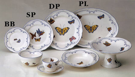 Papillon Bread & Butter Plate