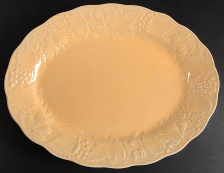 Woodbury Melon 14" Oval Serving Platter
