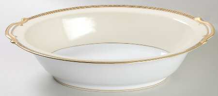 Gracewood 10" Oval Vegetable Bowl