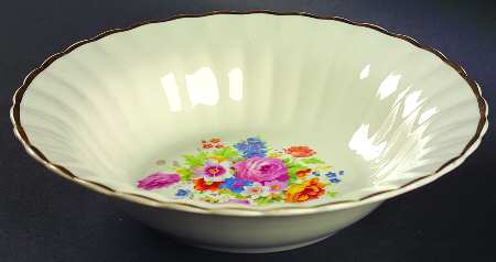 New Rosette 9" Round Vegetable Bowl