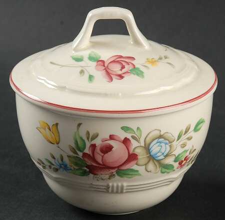 Alsace Sugar Bowl & Lid