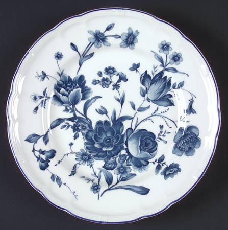 Antoinette Blue Salad/Dessert Plate