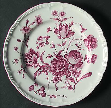 Antoinette Pink Salad/Dessert Plate