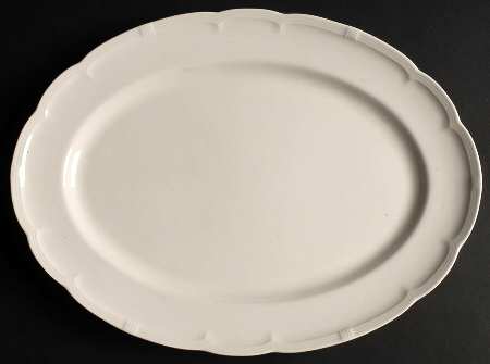 La Creme 14" Oval Serving Platter