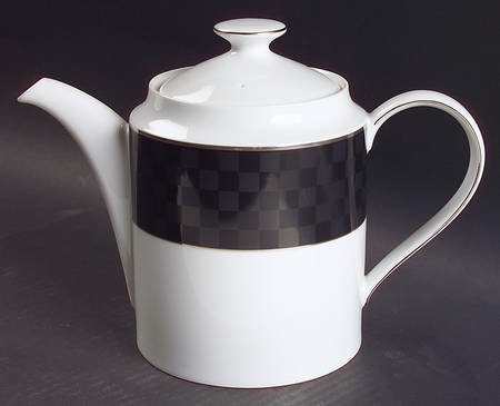 Black Tie Tea/Coffee Pot & Lid