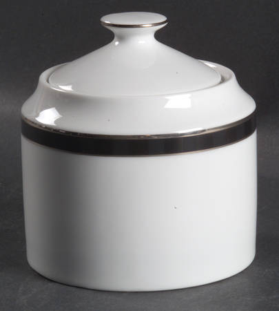 Black Tie Sugar Bowl & Lid