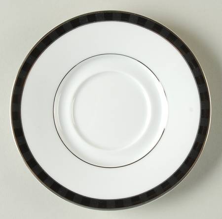 Black Tie Saucer for Demitasse Cup