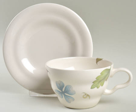 Lucky Charm Flat Cup & Saucer Set