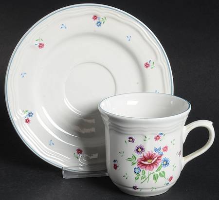 Belaire Flat Cup & Saucer Set