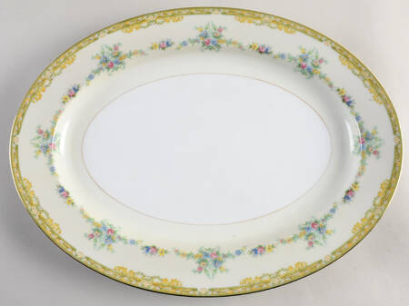 N1214 16" Oval Serving Platter