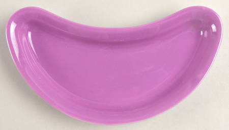 Flamingo Orchid Crescent Salad Plate