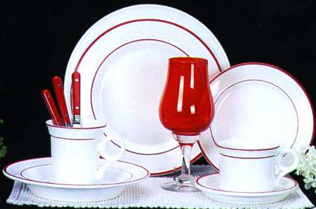 Bistro Bands Red by Nancy Calhoun