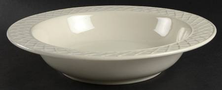 Perennial Colours Ivory 13" Pasta Serving Bowl