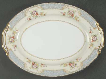 Bluedawn (4715) 11" Oval Serving Platter