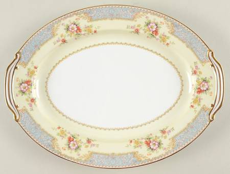 Bluedawn (4715) 12" Oval Serving Platter