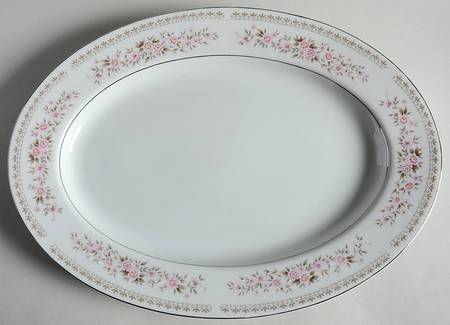 Summer Garland 12" Oval Serving Platter