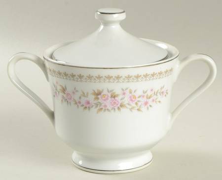 Summer Garland Sugar Bowl & Lid