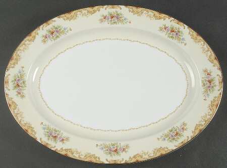 N1238 16" Oval Serving Platter