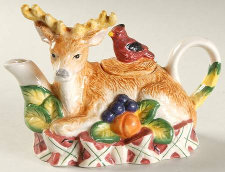 Royal Hunt Mini Teapot & Lid