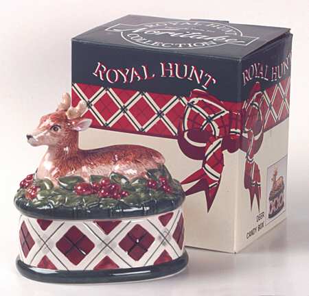 Royal Hunt 4" Candy Box & Lid